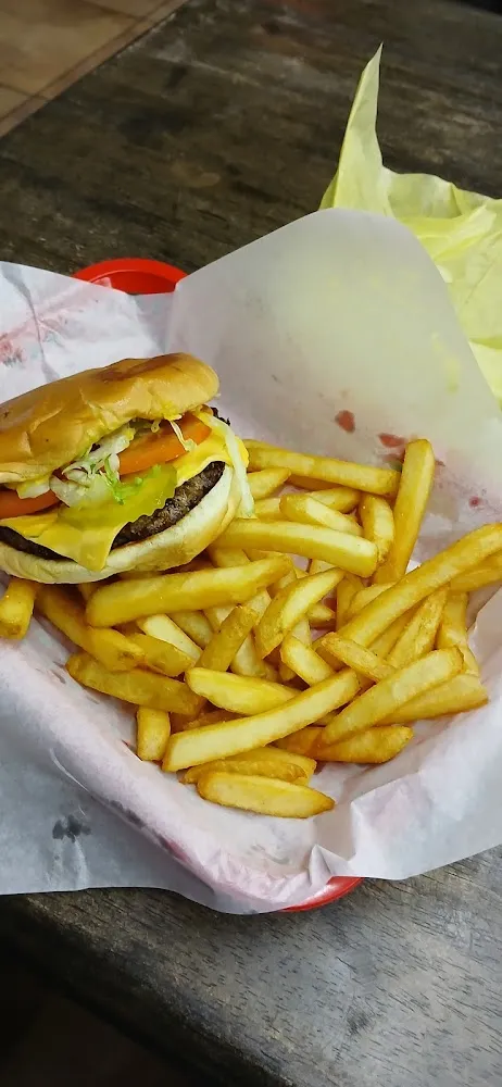 Small Hamburger and Fries